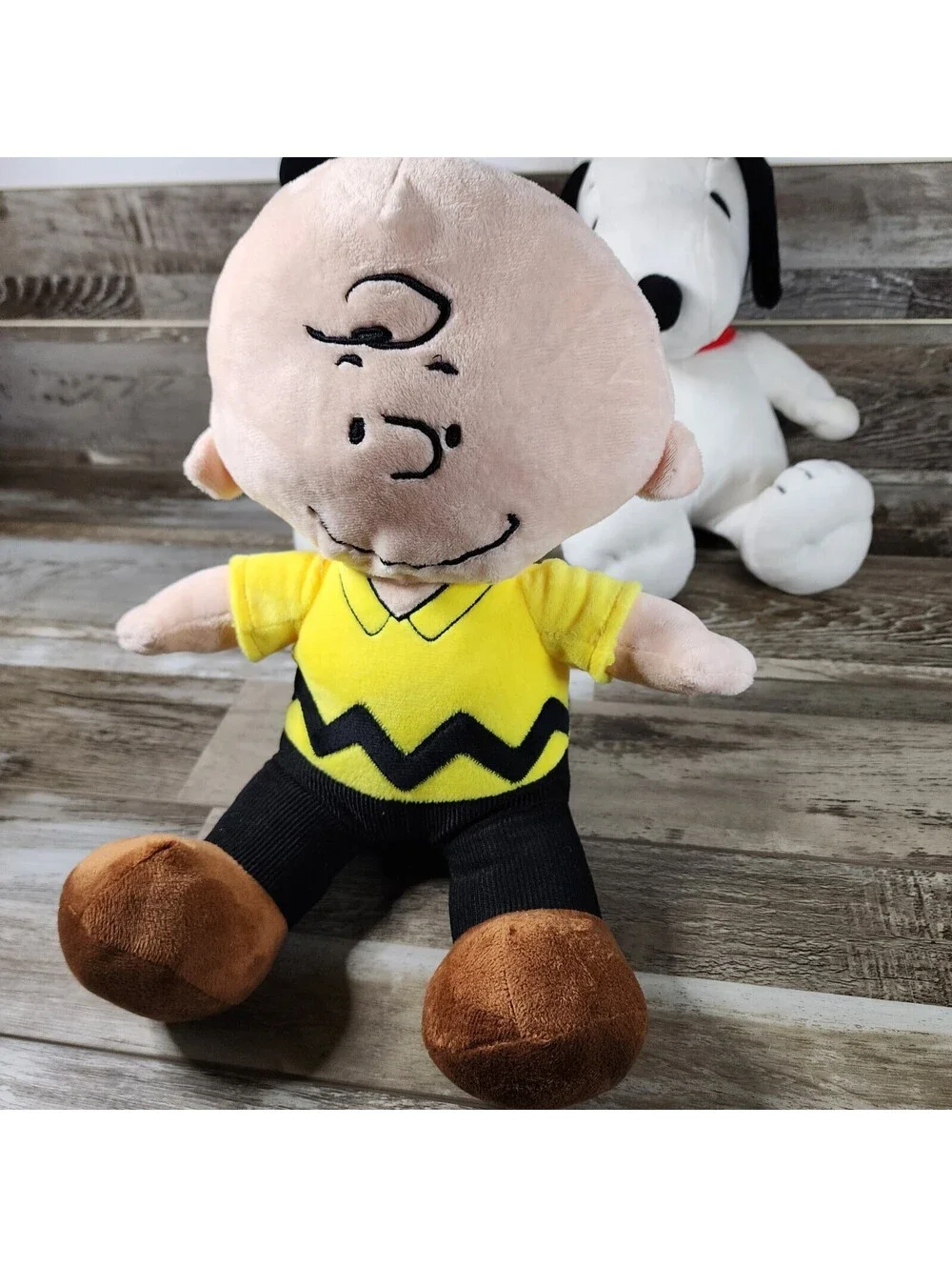 Soft Plush PEANUTS Dolls Lot of 3 Charlie Brown, Snoopy & Lucy 14